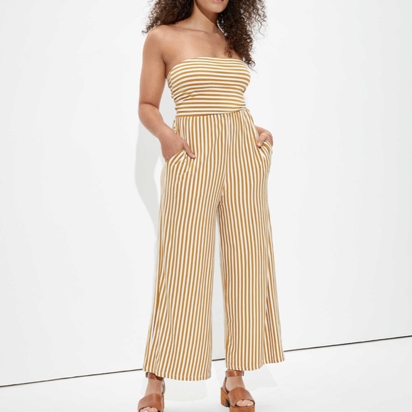 American eagle strapless jumpsuit Clearance
